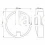 Светильник сенсорный ART IP65 круглый VIDEX 18W 5000K влагозащищенный VL-BH12R-185-S