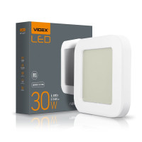 Светодиодный светильник ART IP65 квадратный VIDEX 30W 5000K влагозащищенный