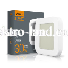 Светодиодный светильник ART IP65 квадратный VIDEX 30W 5000K влагозащищенный