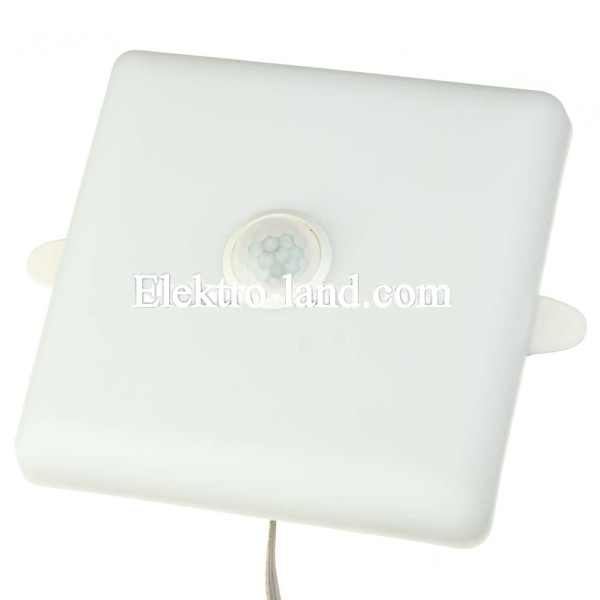 Светодиодный светильник с датчиком движения Sensor Ester квадратный 18 Вт 5000К IP40 AVT