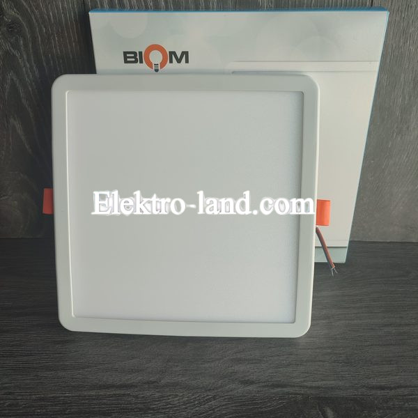 Светильник светодиодный Biom СL-S18W-5/2 18Вт квадрат 5000К
