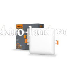 LED светильник безрамочный круглый врезной VIDEX 9W 4100K VL-DLFR-094