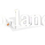 LED светильник встроенный квадрат VIDEX VL-DLBS-225 22W 5000K 220V