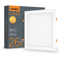 LED светильник встроенный квадрат VIDEX VL-DLBS-265 26W 5000K 220V