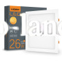 LED светильник встроенный квадрат VIDEX VL-DLBS-265 26W 5000K 220V