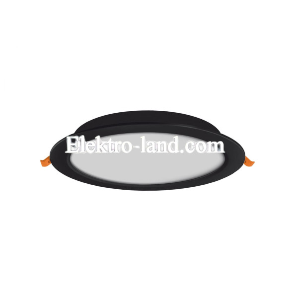LED светильник встроенный круглый VIDEX VL-DLBR-205B 20W 5000K 220V черный