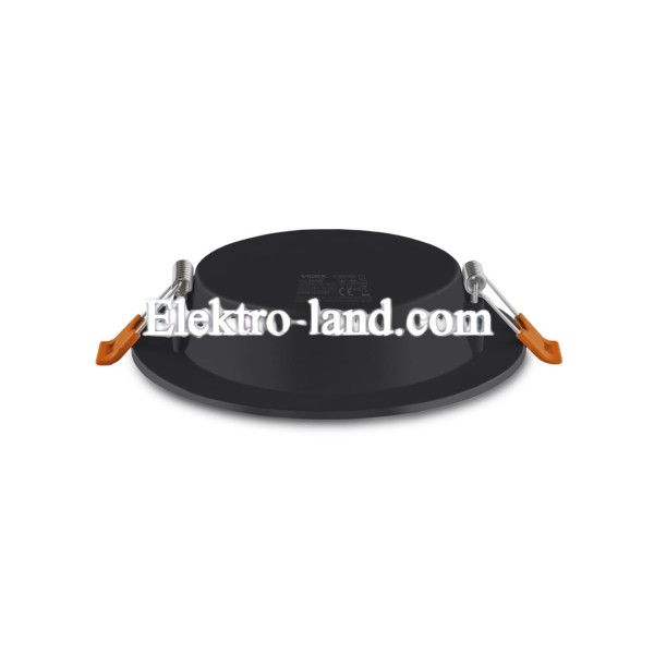 LED светильник Back встроенный круглый VIDEX 6W 5000K Black