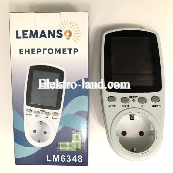 Энергометр электронный Lemanso LM6348