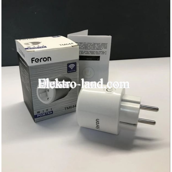 Таймер-розетка SMART с управлением со смартфона TM644 FERON