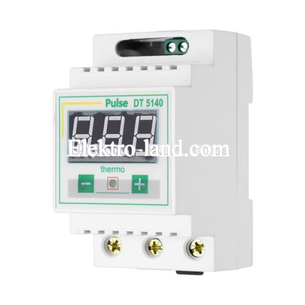 Терморегулятор DT 51-40 40A DIN-рейка цифровой Pulse