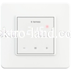 Терморегулятор для теплого пола c сенсорным управлением terneo s белый