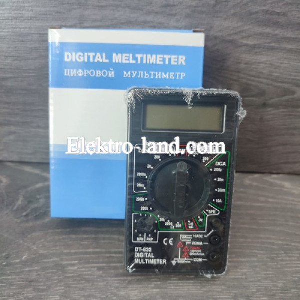 Мультиметр 832   цифровой Digital со звуком