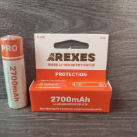 Аккумулятор Arexes 18650 3.7v 2700mah