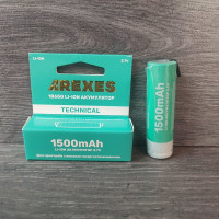 Аккумулятор Arexes 18650 3.7v 1500mah с контактами для пайки