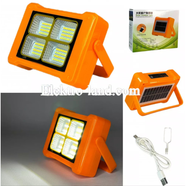Светодиодный прожектор 5000 mah LED Charging Working Lamp оранжевый