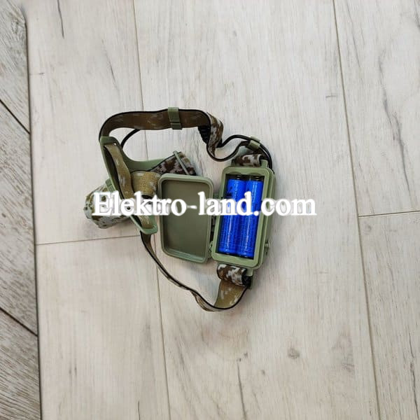 Фонарь налобный ARMY BL-003M T6 фонарик 800 Lumen Камуфляж