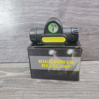 Налобный фонарик  аккумуляторный на голову, зарядка USB