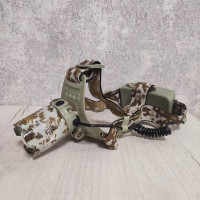 Фонарь налобный ARMY BL-003M T6 фонарик 800 Lumen Камуфляж