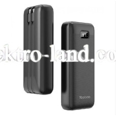 Повербанк Power Bank 20000 mAh - Yoobao LC5 22.5W+PD20W black черный