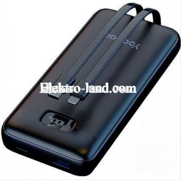 Повербанк Power Bank 20000 mAh - Yoobao LC5 22.5W+PD20W black черный