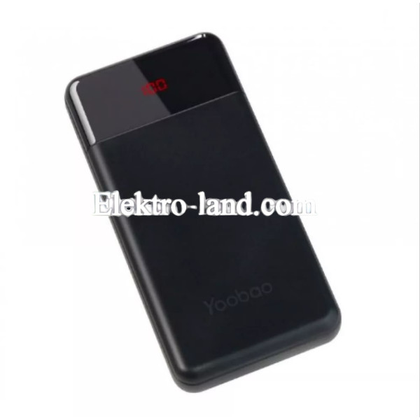 Повербанк Power Bank Yoobao 30000 mAh (30W) black черный