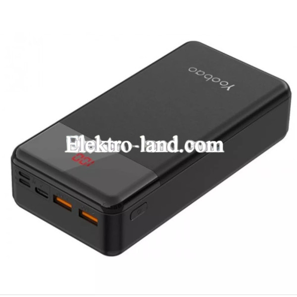 Повербанк Power Bank Yoobao 30000 mAh (30W) black черный