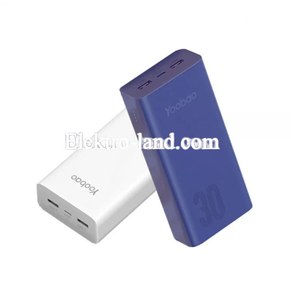 Повербанк Power Bank  30000 mAh Yoobao C-30 white белый 