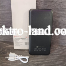 Повербанк с фонариком ElectroHouse 10000 mAh type-c Черный (EH-P-01-B)