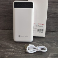 Повербанк Power Bank 20000 mAh с фонариком type-c Белый EH-P-02-W Electro House