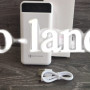 Повербанк Power Bank 20000 mAh с фонариком type-c Белый EH-P-02-W Electro House