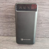 Повербанк Power Bank 20000 mAh с фонариком type-c Черный EH-P-02-B Electro House