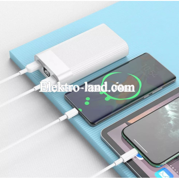 Повербанк Power Bank 20000 mAh - Hoco J85 digital display  черный
