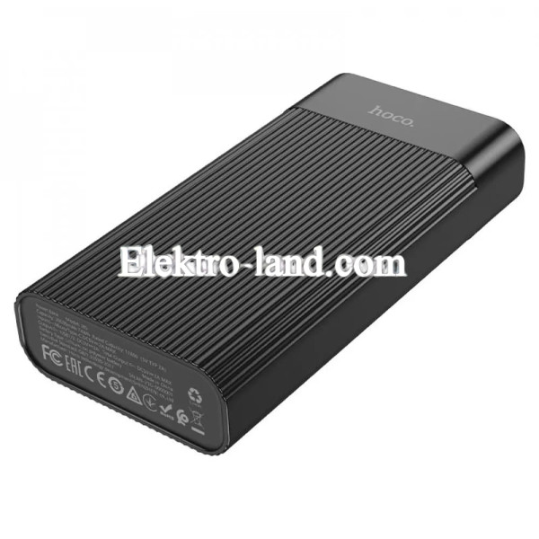 Повербанк Power Bank 20000 mAh - Hoco J85 digital display  черный