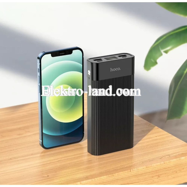 Повербанк Power Bank 20000 mAh - Hoco J85 digital display  черный