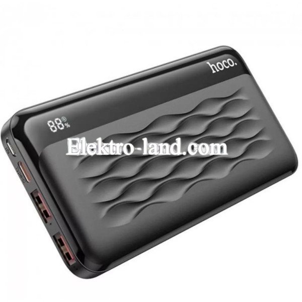 Повербанк Power Bank 10000 mAh — Hoco J90 22.5W+PD20W черный