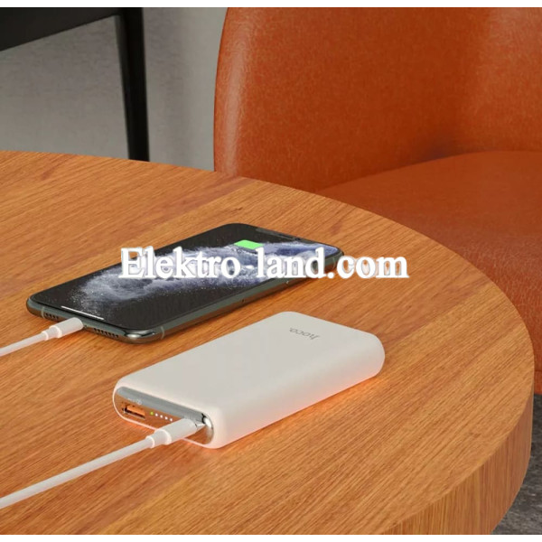Повербанк Power Bank 10000 mAh — Hoco Q1 черный