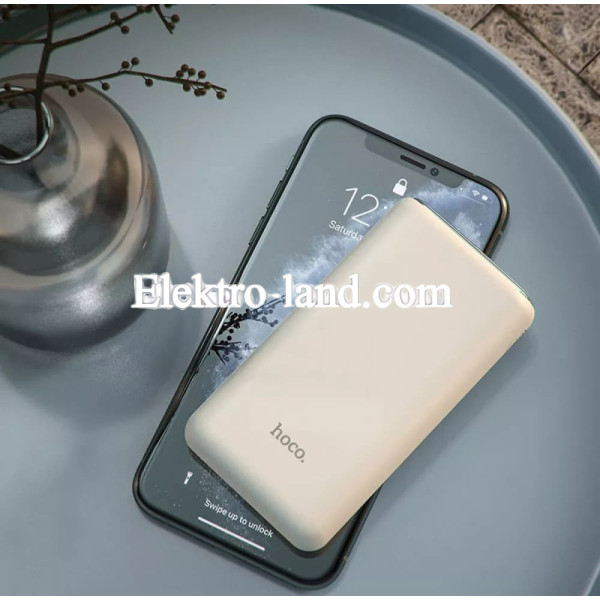 Повербанк Power Bank 20000 mAh - Hoco Q1A белый