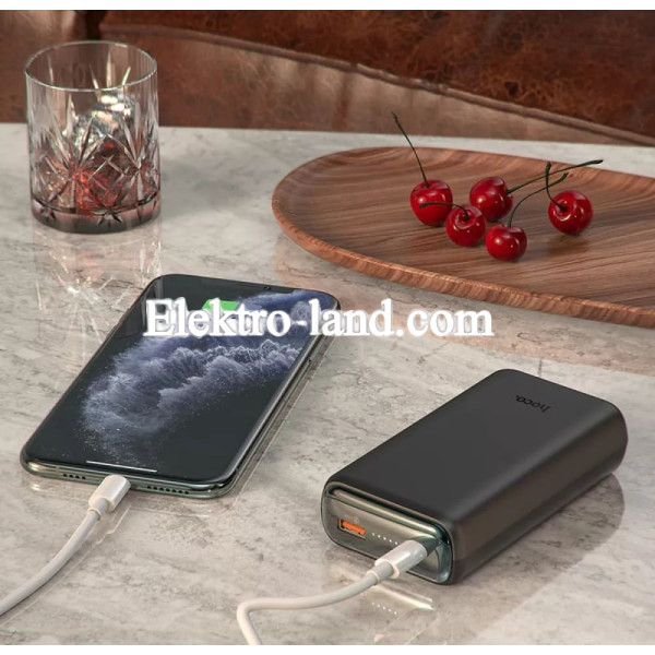 Повербанк Power Bank 20000 mAh - Hoco Q1A белый