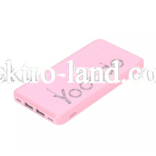 Повербанк Power Bank 10000 mAh - Yoobao-KJ03 pink розовый