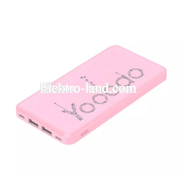 Повербанк Power Bank 10000 mAh - Yoobao-KJ03 pink розовый