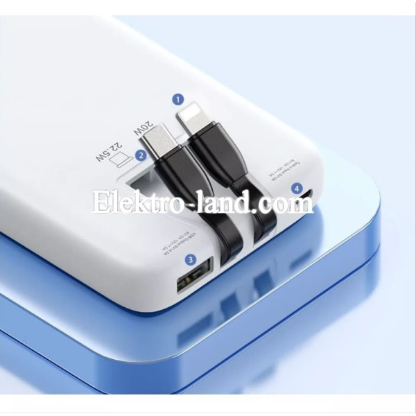 Повербанк Power Bank 10000 mAh - Yoobao-LC7 black черный