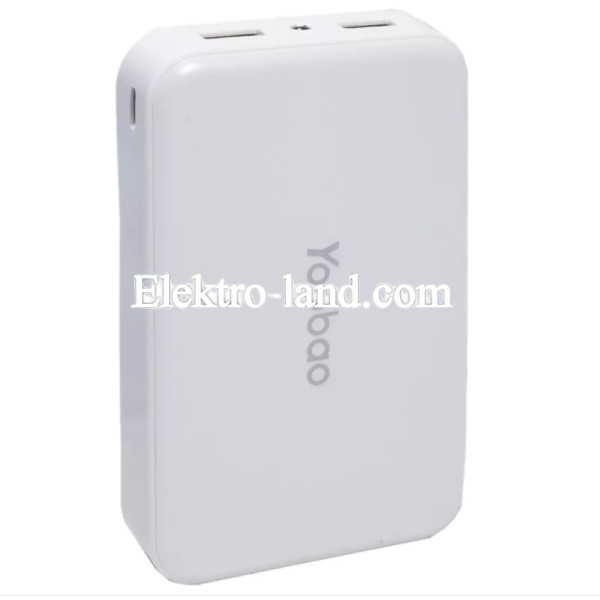 Повербанк Power Bank 10000 mAh - Yoobao-M5 white белый
