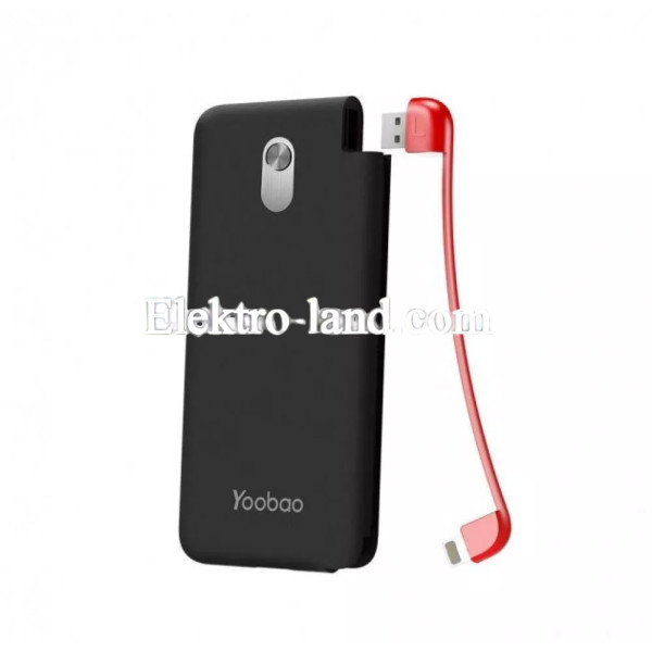Повербанк Power Bank 10000 mAh - Yoobao-S10K black черный