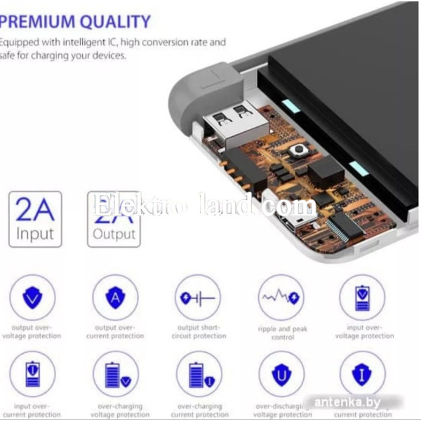 Повербанк Power Bank 10000 mAh - Yoobao-S10K black черный