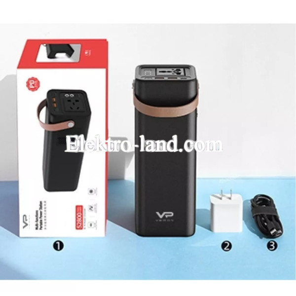 Зарядная станция Power Station 200W; 52800mAh - Veron PS200W AC220V 200W/DC5521
