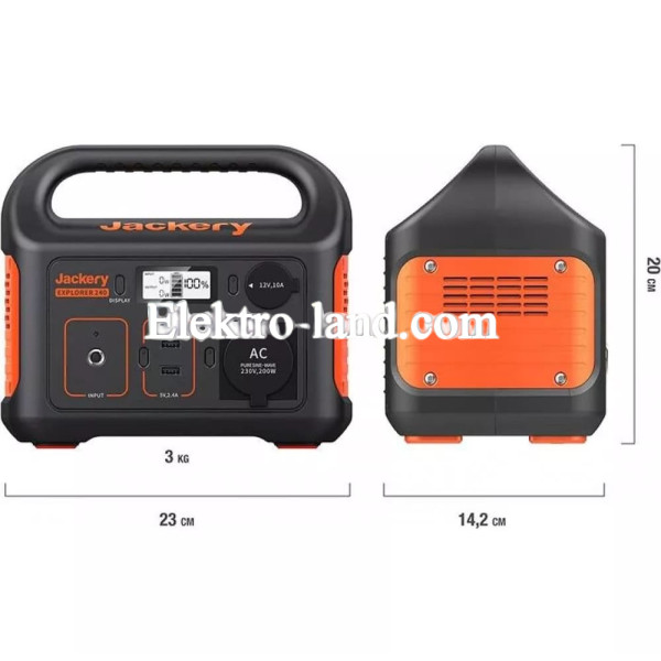 Зарядная станция Jackery Explorer 240EU 200W