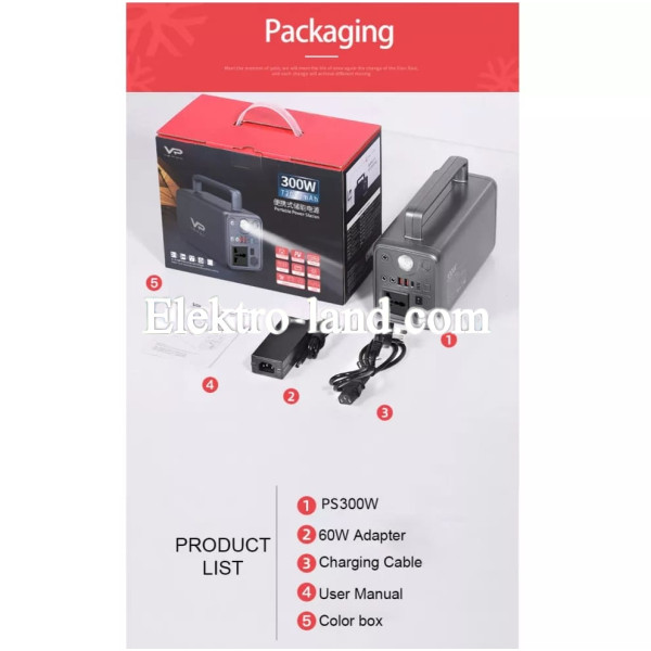 Зарядная станция Power Station Veron PS300W 80000mAh AC220V