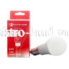 Светодиодная лампа electrohouse a60 10w e27 4100k EH-LMP-10A60