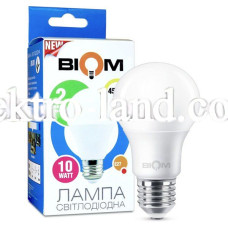 Светодиодная лампа Biom BT-509  теплый свет A60 10W E27 3000К 