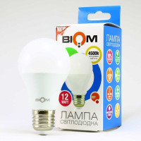 Светодиодная лампа  Biom BT-512  нейтральный свет A60 12W E27 4500К 